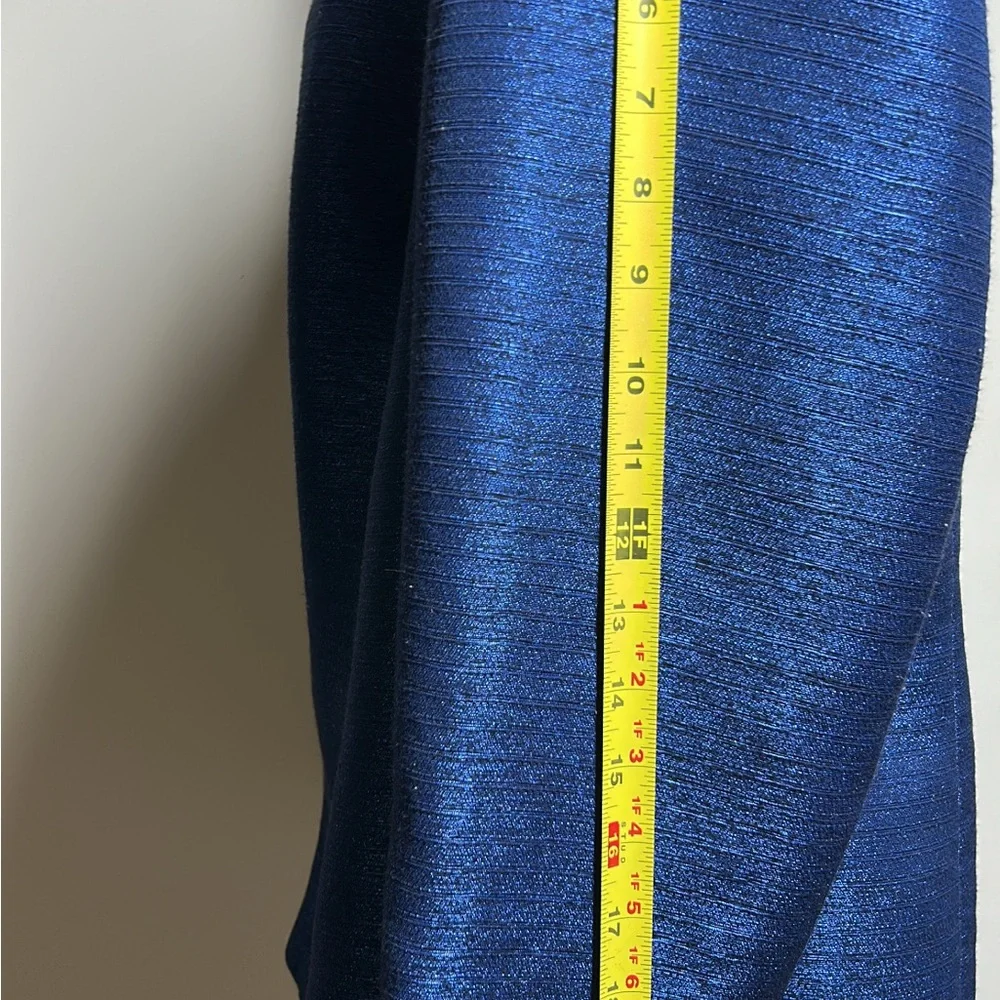 Kasper Shimmering Blue Women's Blazer - Picture 5 of 11